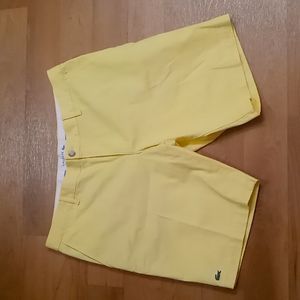 Men's Lacoste Slim Fit Yellow Shorts